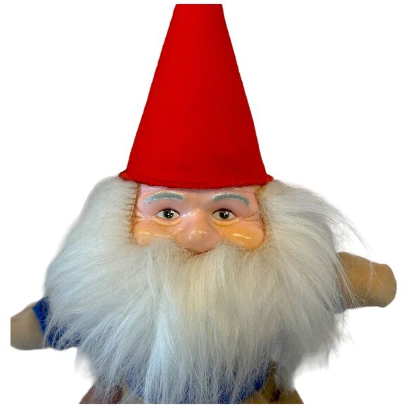 Vintage 1978 Knickerbocker Gnome Plush 8" Rubber Head Elf Christmas 70s - Picture 1 of 15